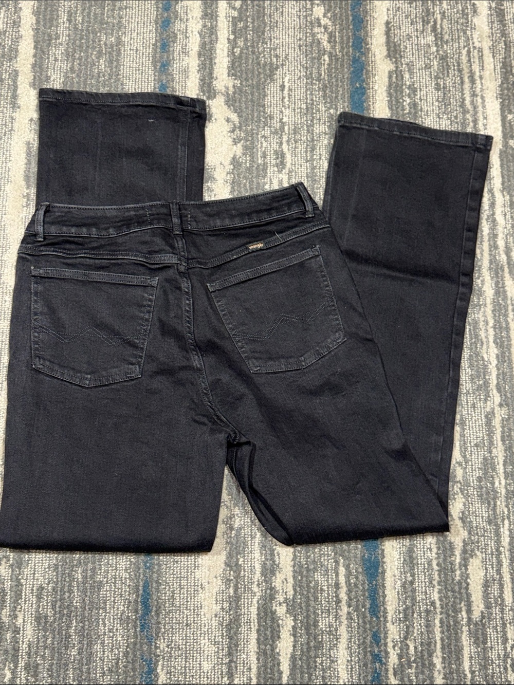 Size 10 / 30 Wrangler Black Denim Bootcut Jeans